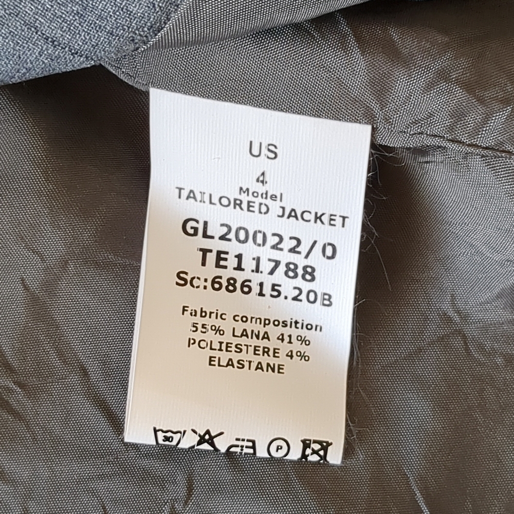 Gray Women's Blazer - Picture 15 of 16